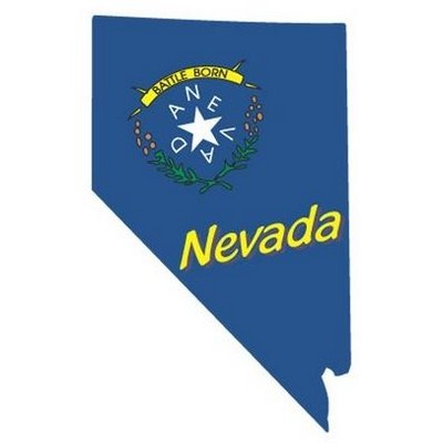 Nevada Battle Born Promotional Magnet w/ Strip Magnet (4 Square Inch)