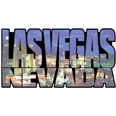 LV City Scape Promotional Magnet w/ Strip Magnet (2 Square Inch)