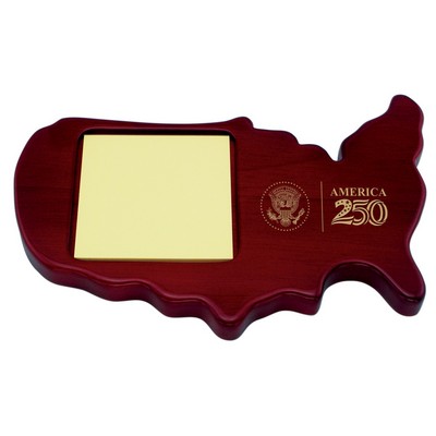 USA Shape Memo Pad Holder