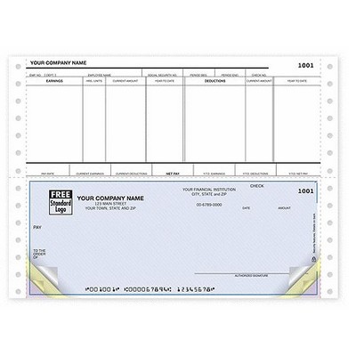 Continuous Payroll Bottom Checks - 1 Part