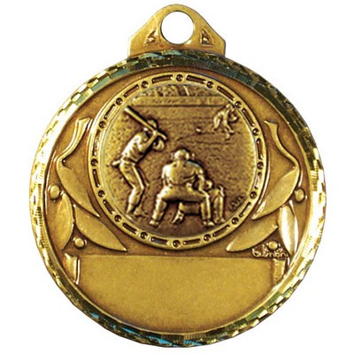 Stock Diamond Struck 2" Medal- Baseball
