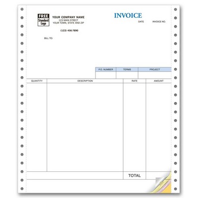 Classic Service Invoices (2 Part)