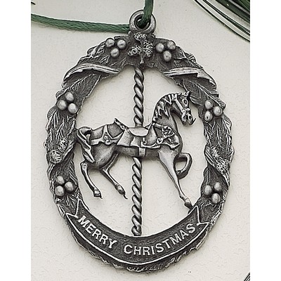 MasterCast Design Carousel Horse Cast Ornament