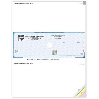 High Security Laser Unlined Multipurpose Checks (1 Part)