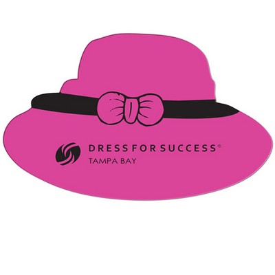 Dress Hat Paper Window Sign (Approximately 8"x8")