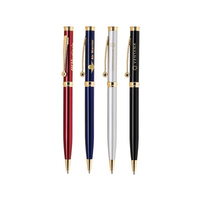 Twist Action Metal Ballpoint Pen