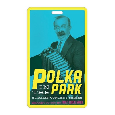 UV-Coated (1S) Plastic I.D./Wallet Card with Punch - 3x5 - 10 pt.