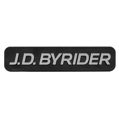Stock Design Rectangle 3D Nameplate w/Adhesive (Up To 2"x7")
