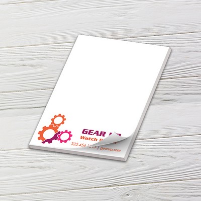 Full-Color Notepads - 100 Sheets (3" x 4")