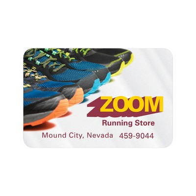 Rectangle Sticker | Round Corners | 1 3/4" x 2 5/8"| Clear Static | Static Face | Digital