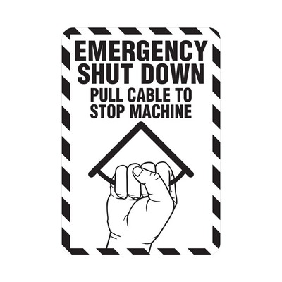Rectangle Sticker | Round Corners | 3 1/2" x 5" | White Static | Static Back | Screen