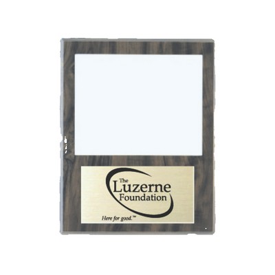 Walnut Finish Wood Slide-In Photo Plaque