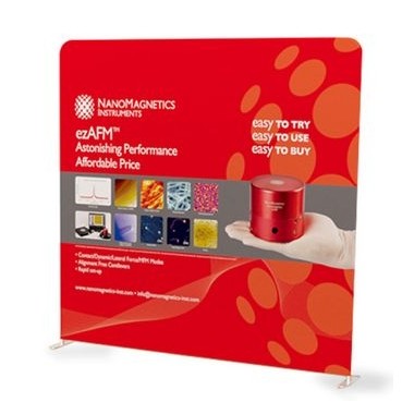8' Pillow Case Fabric Pop Up Display (Double Sided)