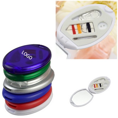 2-in-1 Ellipse Plastic Sewing Kit