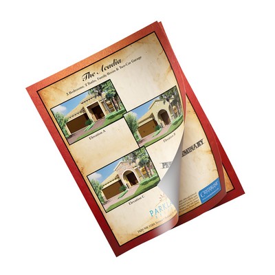 8.5" x 11"- 36 page - Color Booklet Printing- 8.5" x 11" - 100lb. Gloss Book NO AQ