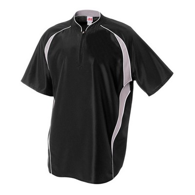 A4 Inc Youth 1/4 Zip Batting Jacket