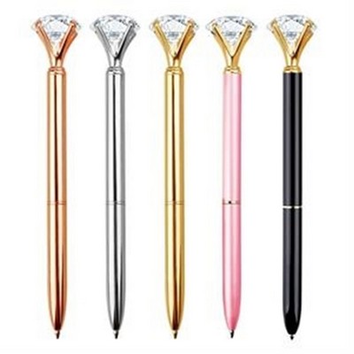 Hot Selling Big Diamond Pens - Multi-color Customized Ballpoint