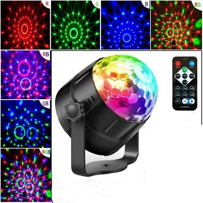 Colorful Rotating Stage DJ Party Atmosphere Lights
