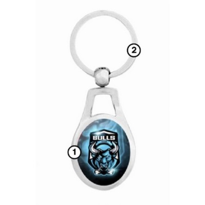 Oval Keychain