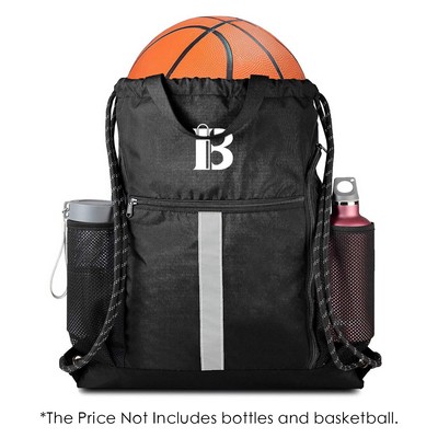 Helmet Drawstring Backpack w/ Reflective Strips