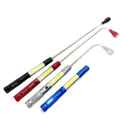 COB LED Flexible Magnetic Telescopic Pickup Flashlight