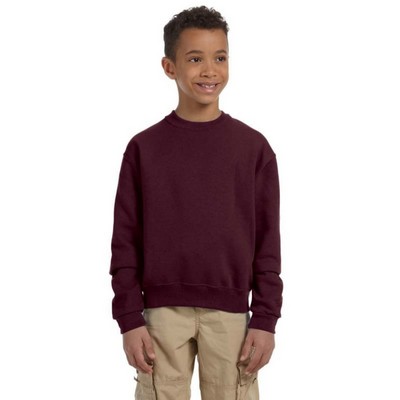 Jerzees Youth 8 Oz, 50/50 NuBlend&reg; Fleece Crew