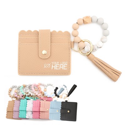Women's Wristlets Key Ring w/Wallet