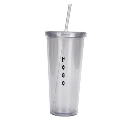 Transparent Plastic Water Tumbler