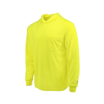 Radians® Hooded Non Rated Mesh Long Sleeve T-Shirt