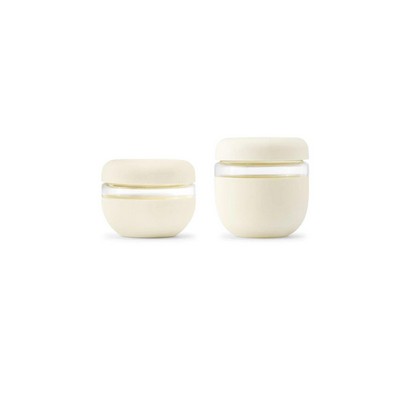 W&P 4 Piece Cream Porter Glass Seal Tight Bowls