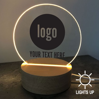 Personalized Corporate Tabletop LED sign