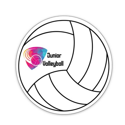 Volleyball Shaped NoteKeeper™ Magnet 20 Mil