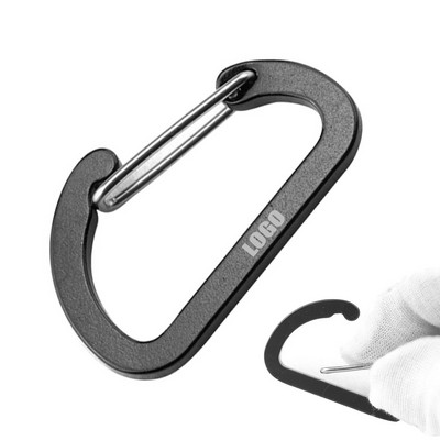 Aluminum Flat Number 4 Carabiner