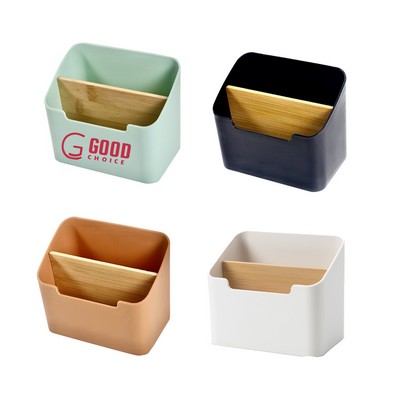 Desktop Plastic Pen Holder Storage Case