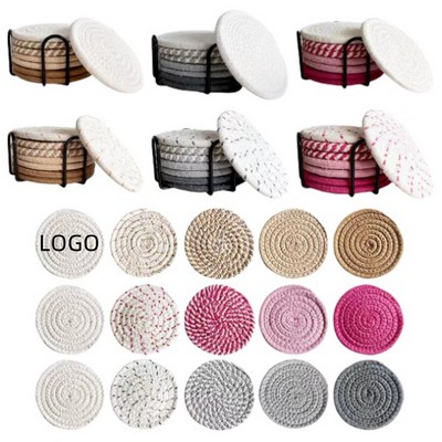 Cotton Woven Coaster Pot Holder Hot Pad