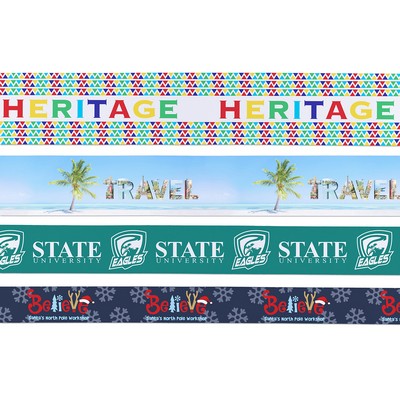 3" Badge Satin Ribbon - 100yd Roll - Sublimation