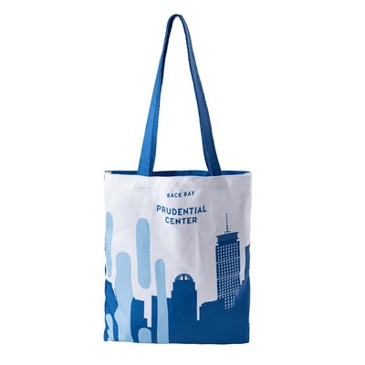Rush - Sublimation 8 oz Poly Canvas Tote Bag - 15"W x 18"H x