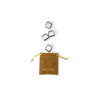 The Ruby Cocktail Chillers - Silver, Set Of 4