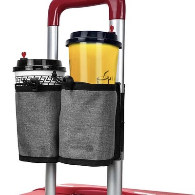 Travel Suitcase Handle Cup Storage Bag