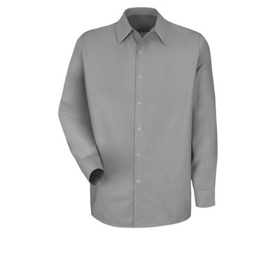 Red Kap Food Processing - Men's Long Sleeve Specialized Pocketless Work Shirt
