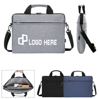 Oxford Laptop Bag Briefcase W/ Detachable Shoulder Strap