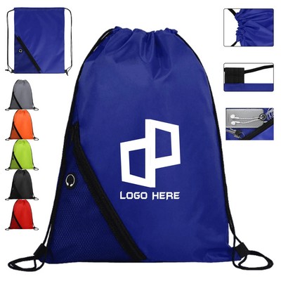 13.5X18.11" Terylene Drawstring Backpack