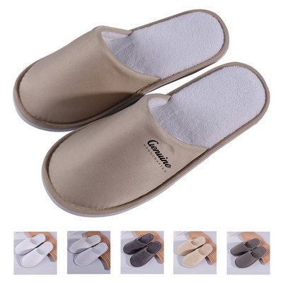 Fleece Hotel Indoor Slippers