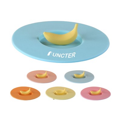 Banana Silicone Drink Cup Lid Cover 3.94"