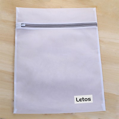 9.9x11.8" Fine Mesh Laundry Bags Laundry Wash Bags W/ Sturdy Zipper for Delicates-Woven Label