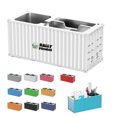 Shipping Container Pen Holder Organizer