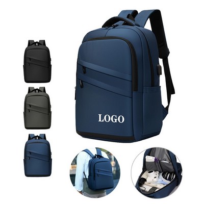 Business Laptop USB Charging Travel Backpack