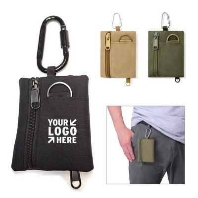 Tactical Coin Purse with Carabiner