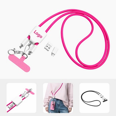 4-1 Mobile Lanyard + FAST CHARGE CABLE 3A