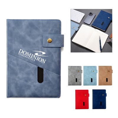 A5 Business Notebook Office Diary with Pocket